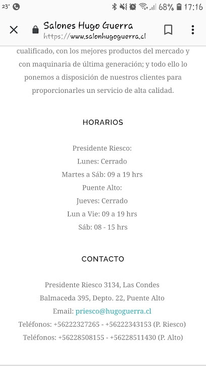 Salón Hugo Guerra Puente Alto